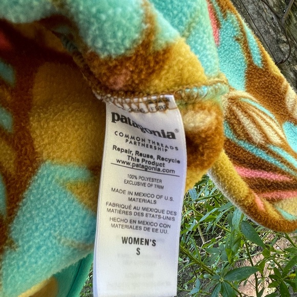 Patagonia Synchilla Snap-T Pullover Fleece W-Sm Feather Dance Pre-Owned - Picture 5 of 6